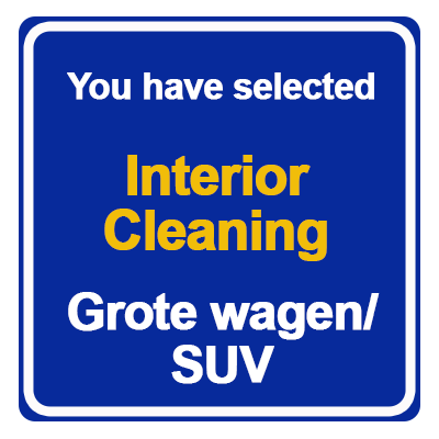 Interior Cleaning  Grote Wagen/SUV