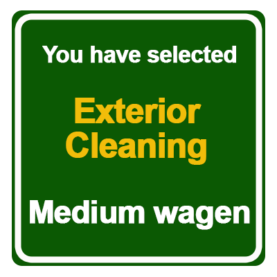 Exterior Cleaning  Medium Wagen